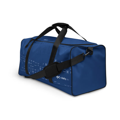 Navy duffle bag