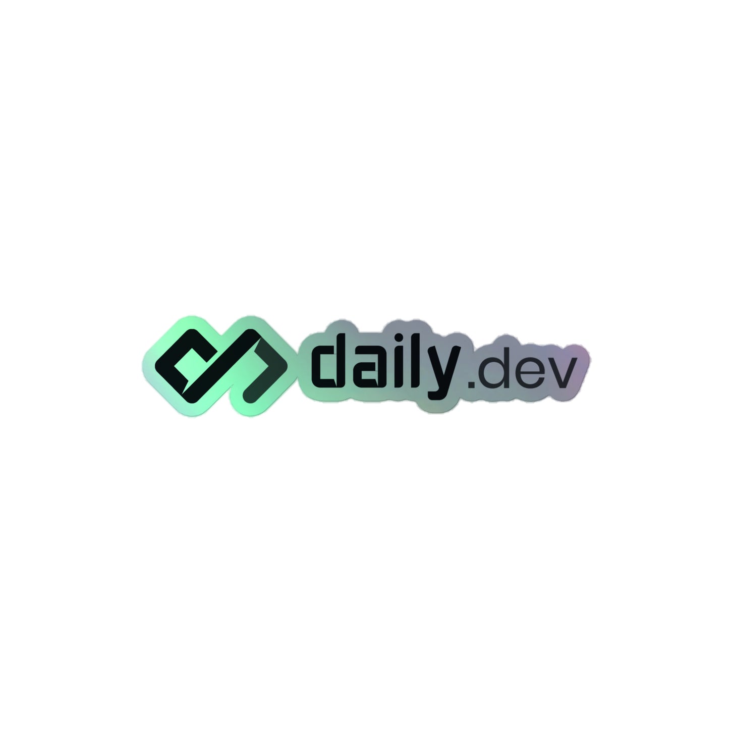 daily.dev holographic stickers