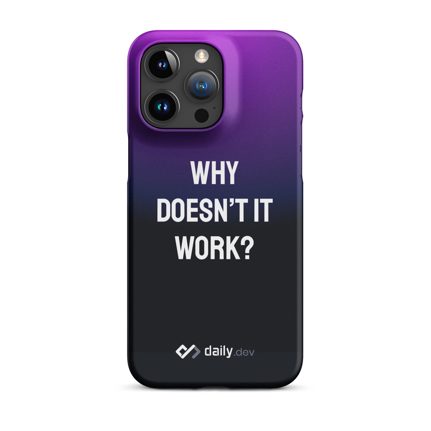 daily.dev Snap case for iPhone® - Why doesn't it work?