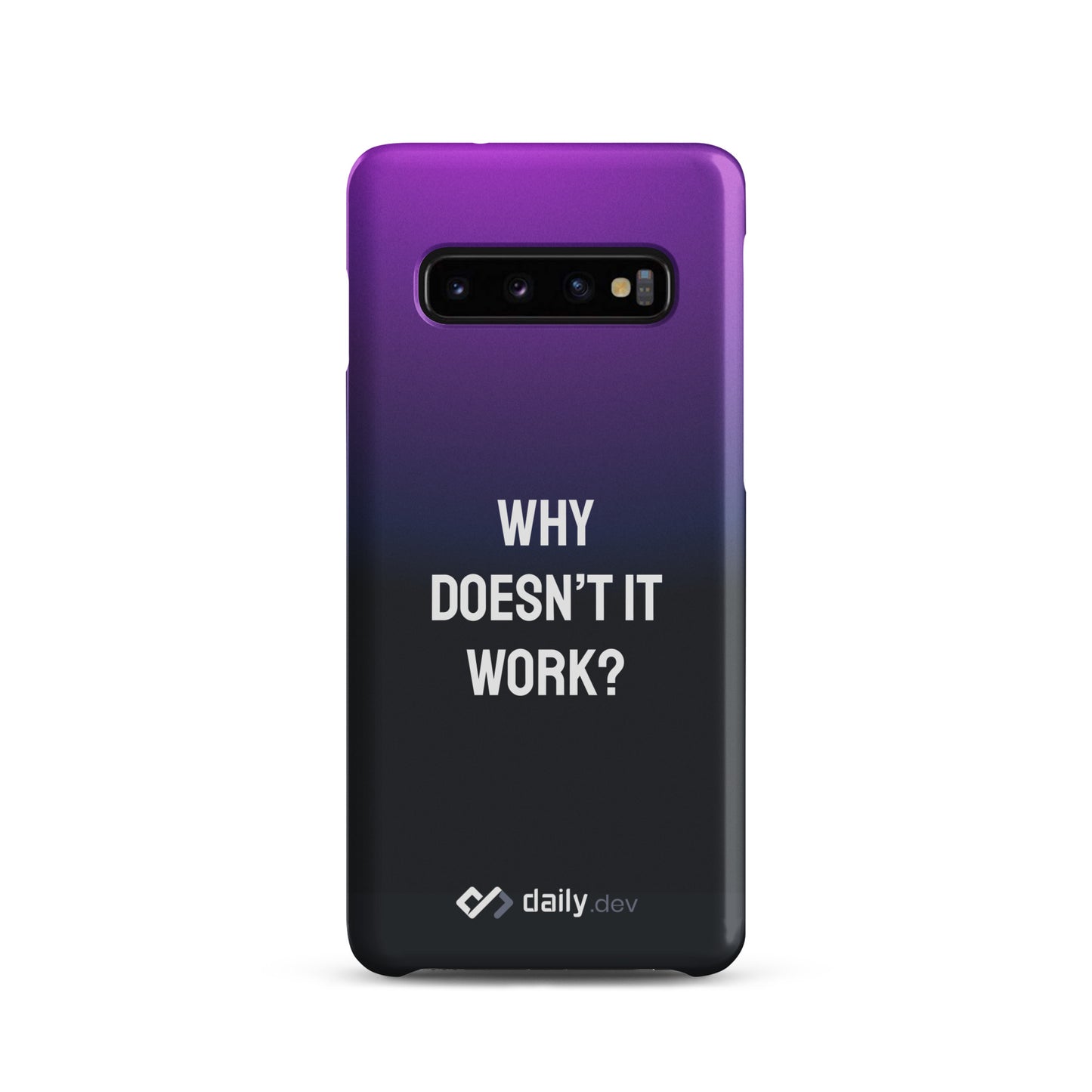 daily.dev Snap case for Samsung® - Why doesn't it work?