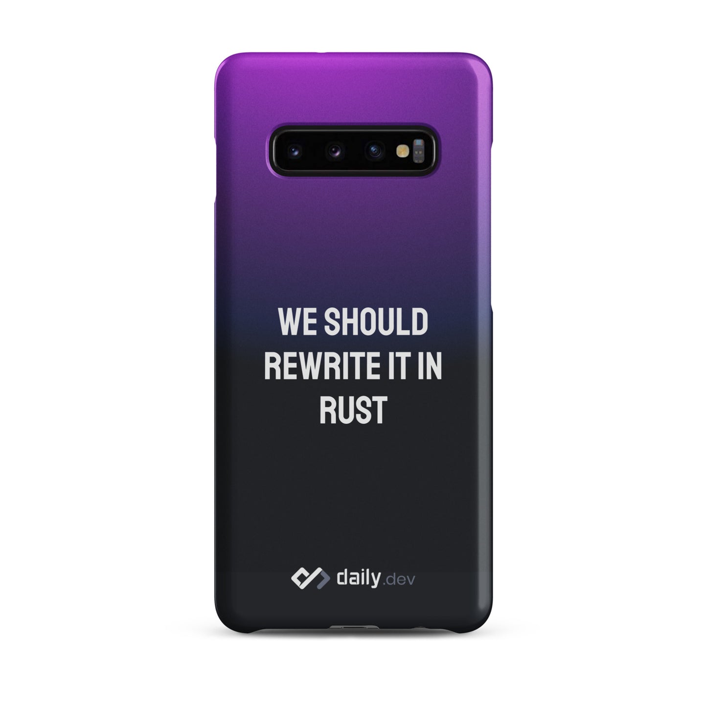 daily.dev Snap case for Samsung® - We should rewrite it in rust