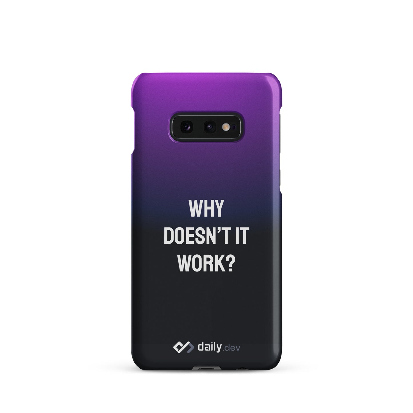 daily.dev Snap case for Samsung® - Why doesn't it work?