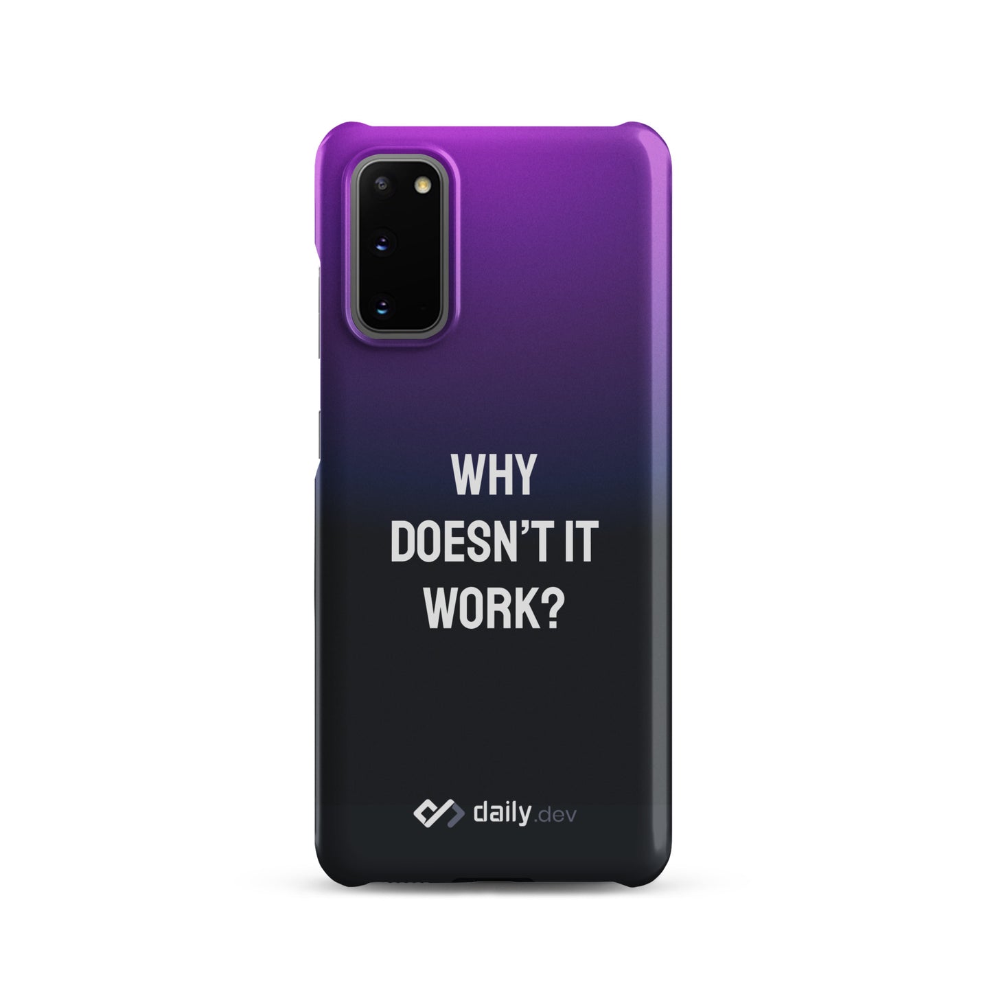 daily.dev Snap case for Samsung® - Why doesn't it work?