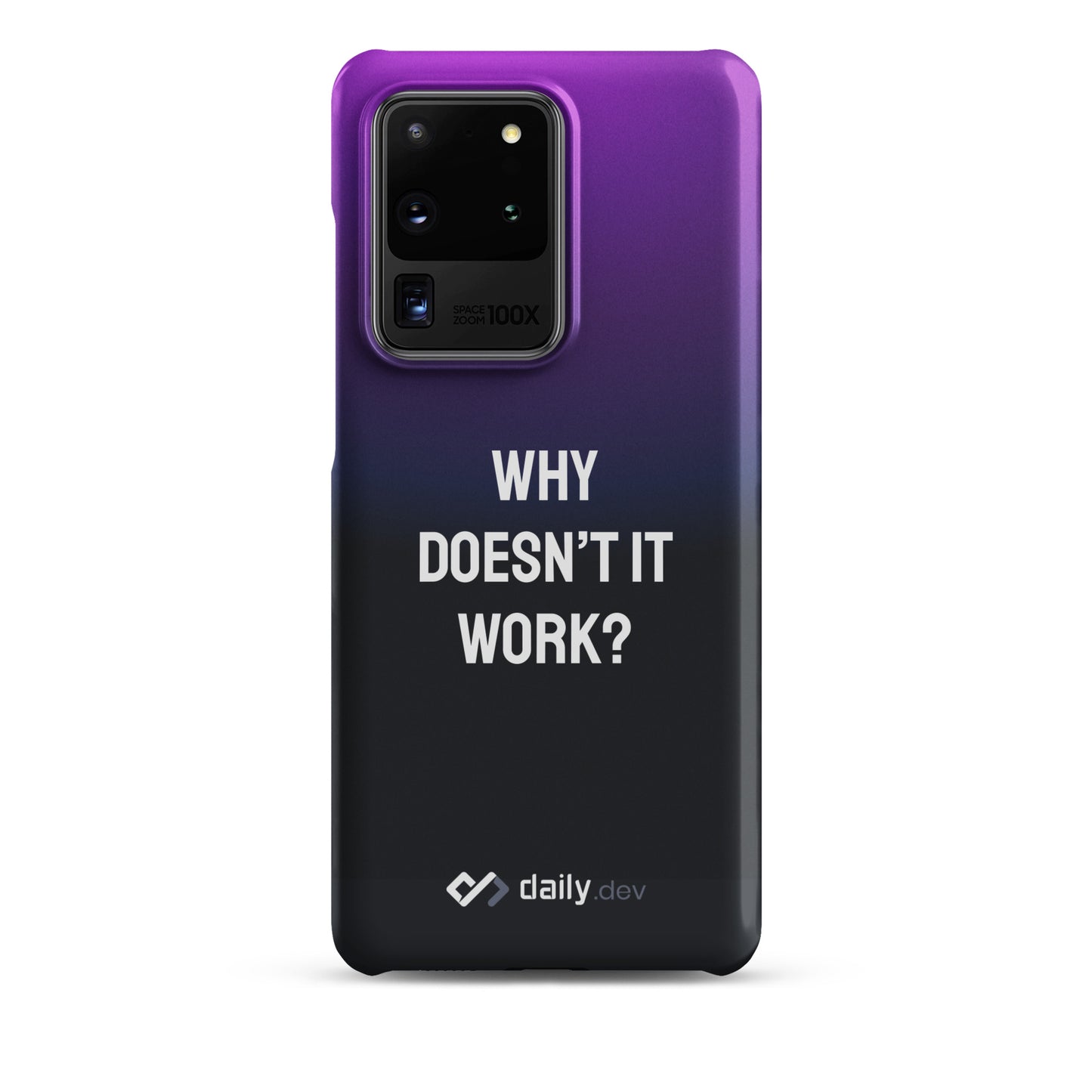 daily.dev Snap case for Samsung® - Why doesn't it work?