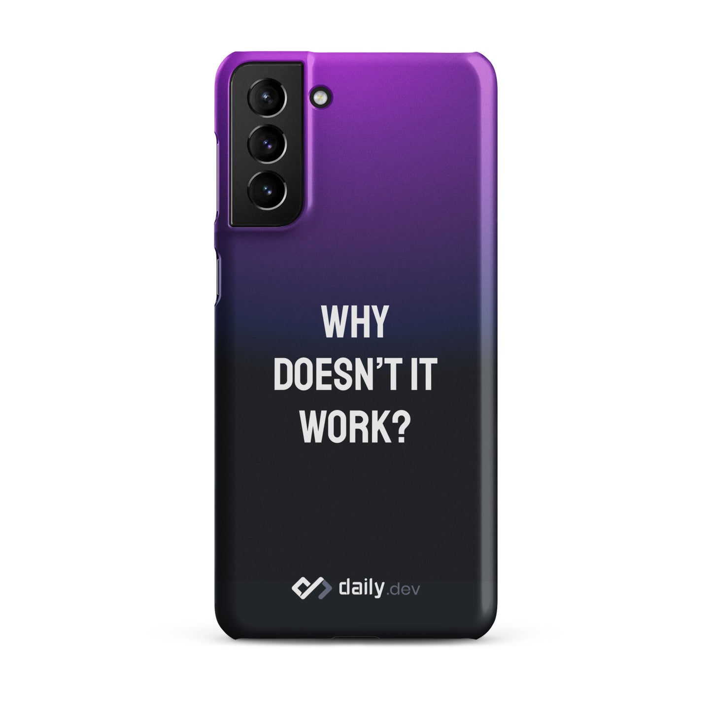 daily.dev Snap case for Samsung® - Why doesn't it work?