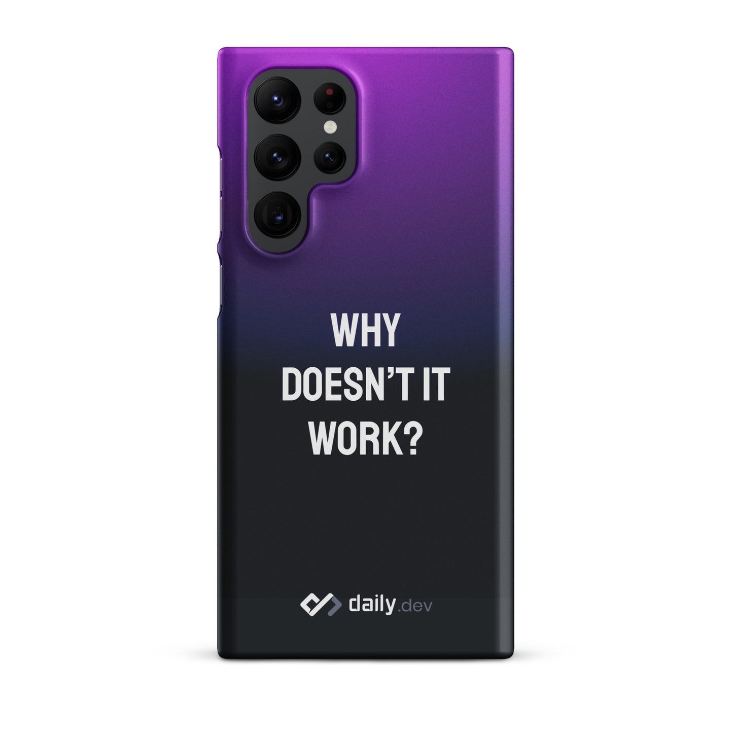 daily.dev Snap case for Samsung® - Why doesn't it work?