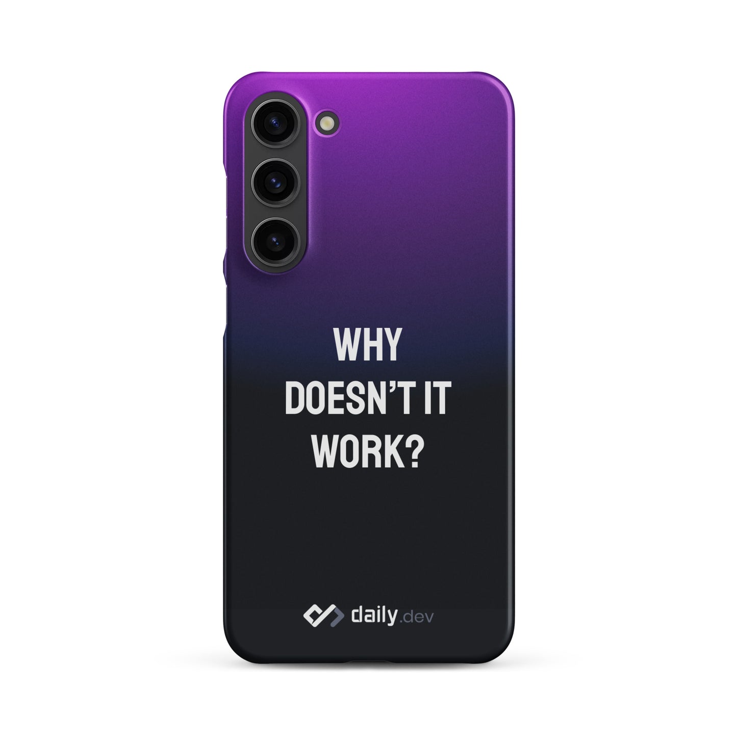 daily.dev Snap case for Samsung® - Why doesn't it work?