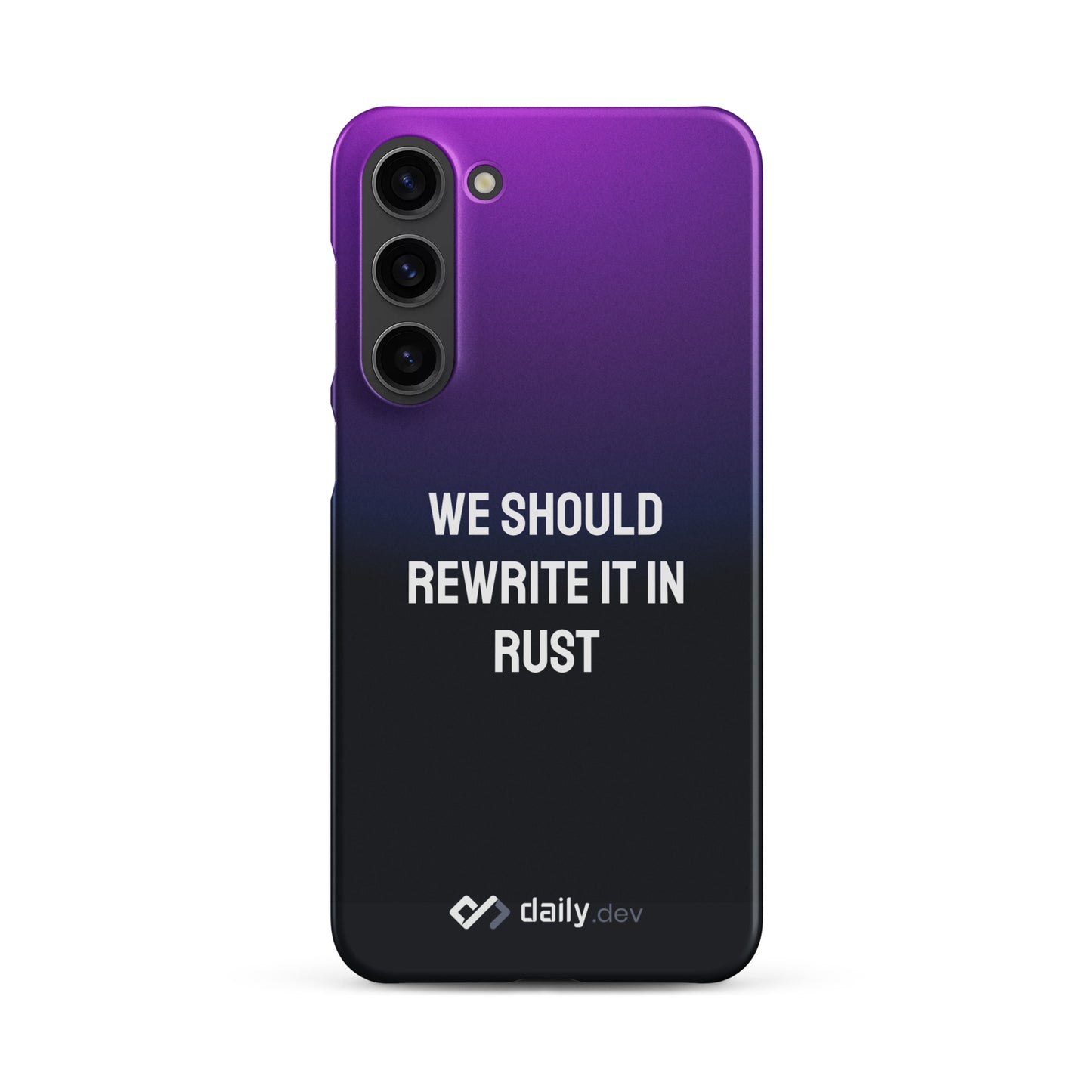 daily.dev Snap case for Samsung® - We should rewrite it in rust