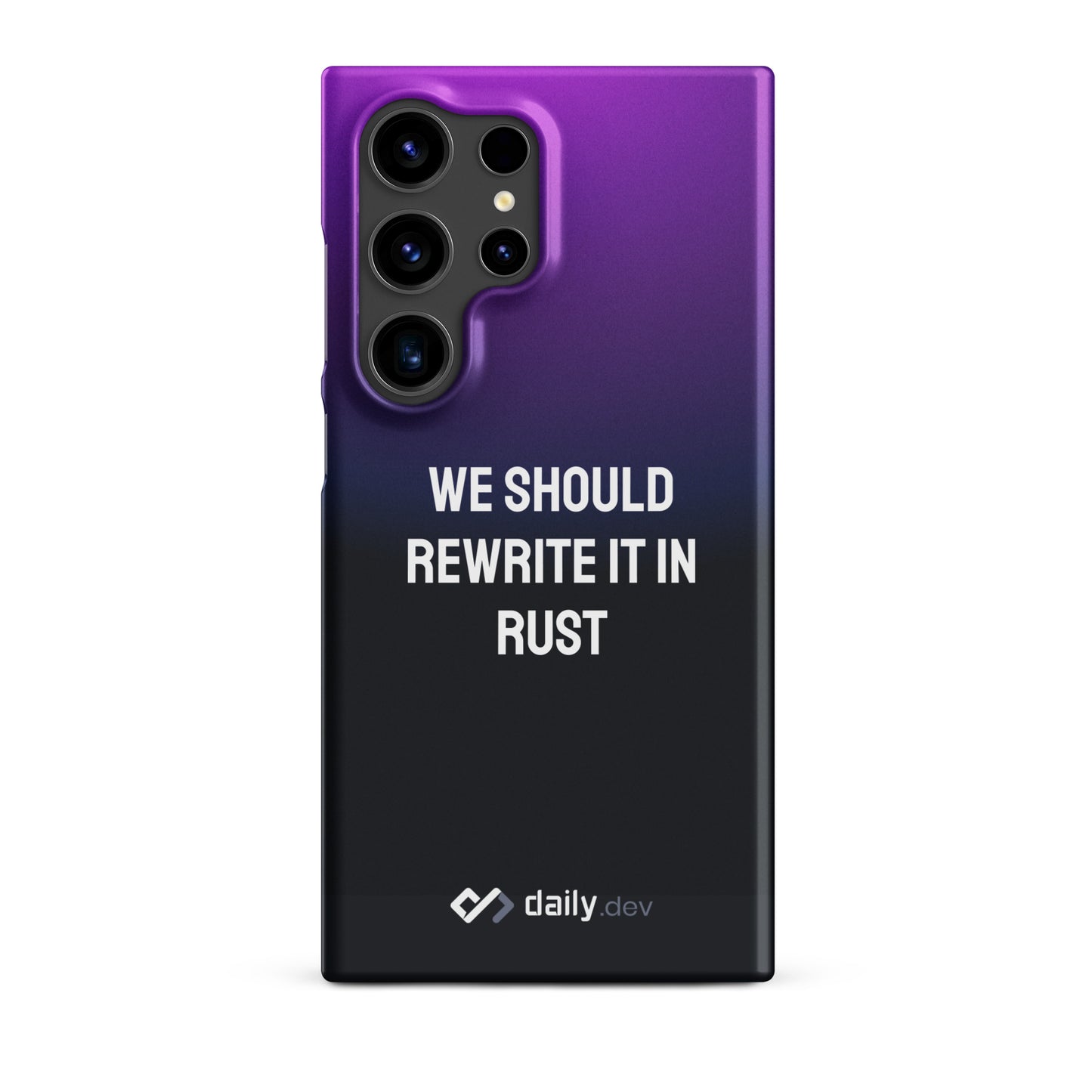 daily.dev Snap case for Samsung® - We should rewrite it in rust