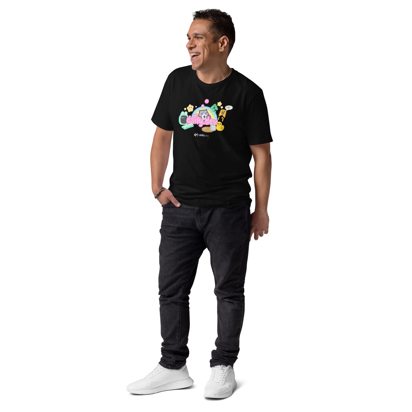 daily.dev Kawaii - Unisex organic cotton t-shirt