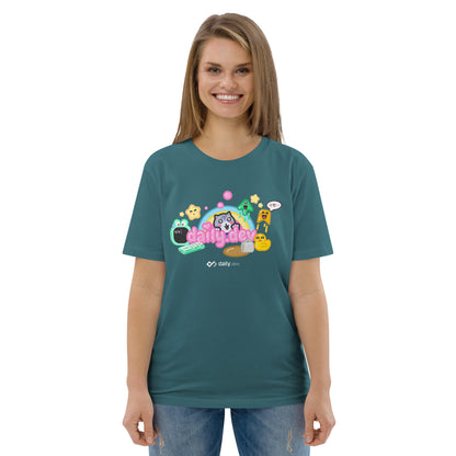 daily.dev Kawaii - Unisex organic cotton t-shirt