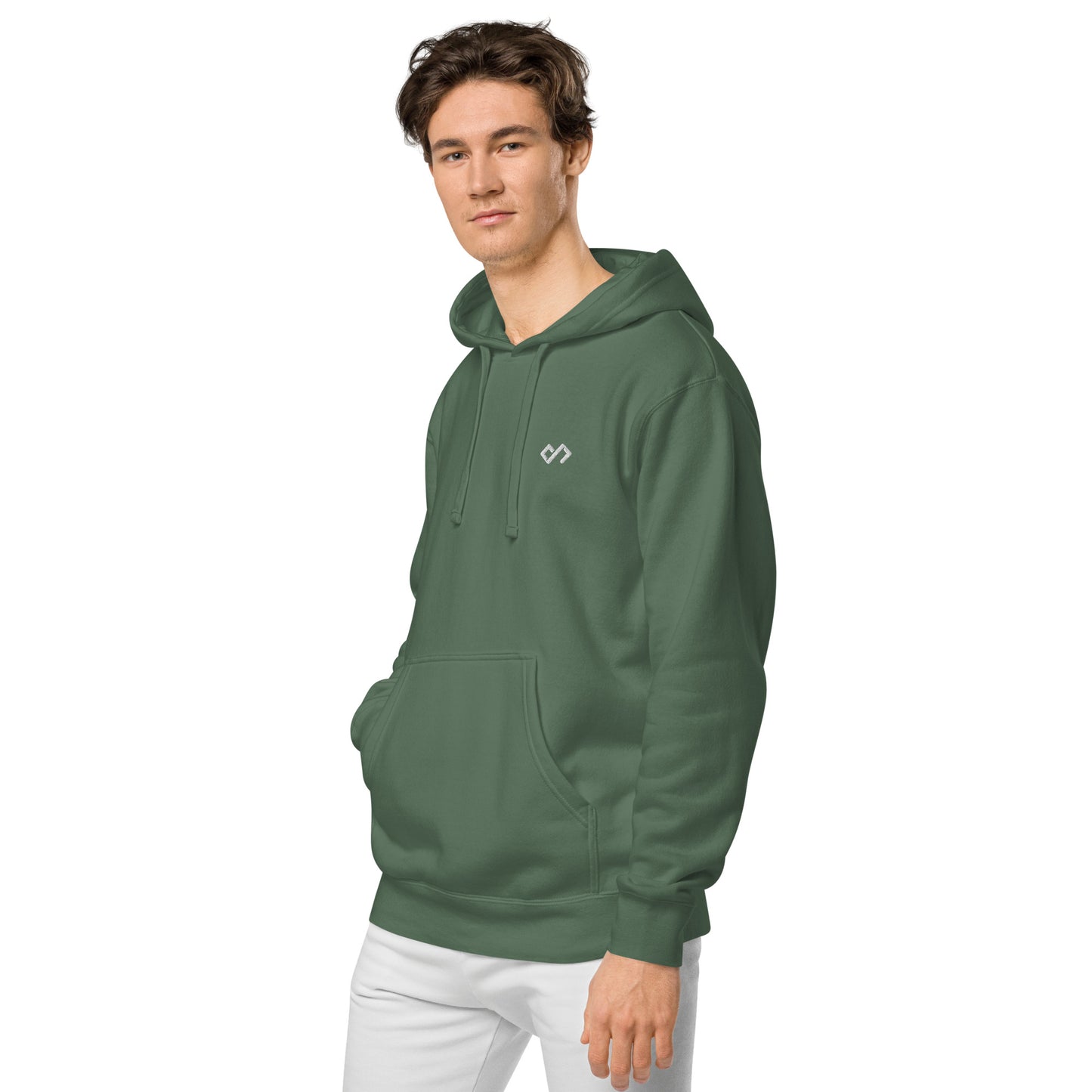 Unisex pigment-dyed hoodie